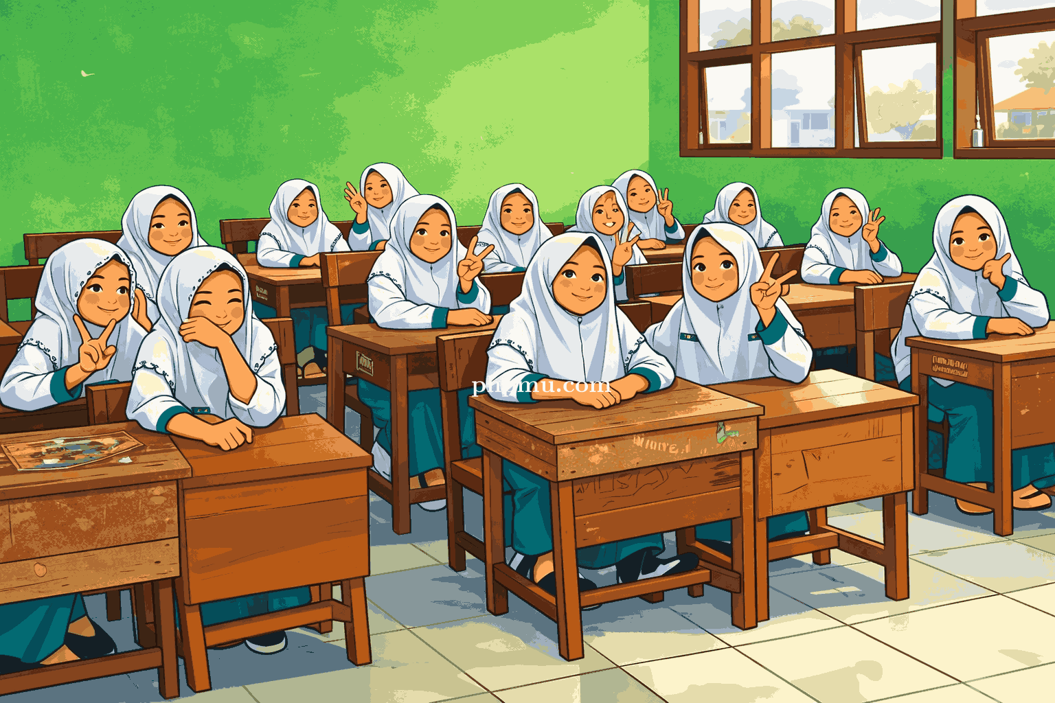 Di Balik Mata Mengantuk Itu, Sedang Tumbuh Generasi Tangguh